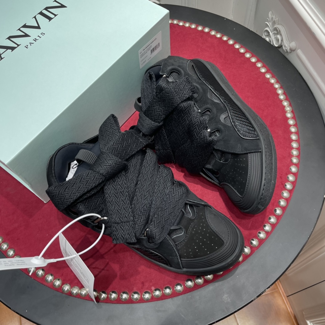 Lanvin Curb Sneaker All Black