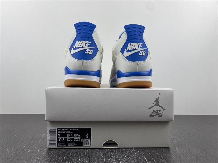 sb x jordan 4 “sapphire” aj4 dr5415-104