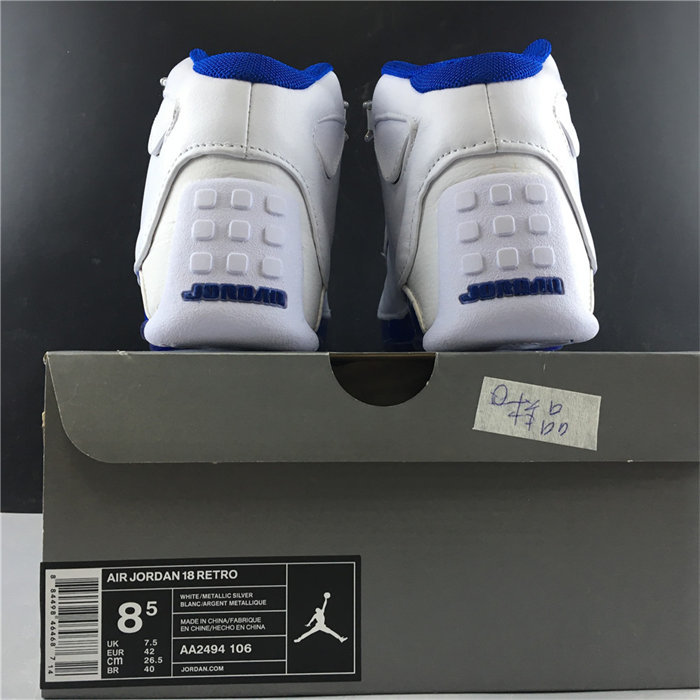 Jordan 18 Retro White Sport Royal AA2494-106