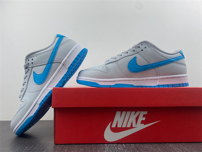 nike dunk low retro pure platinum blue lightning dv0831-001