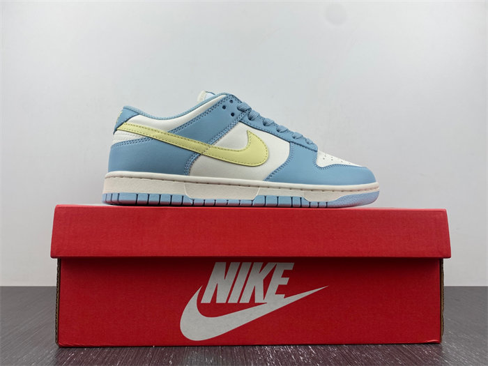 nike dunk low ocean bliss citron tint dd1503-123