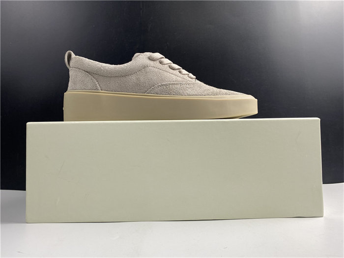 fear of god 101 lace up low top rough suede grey