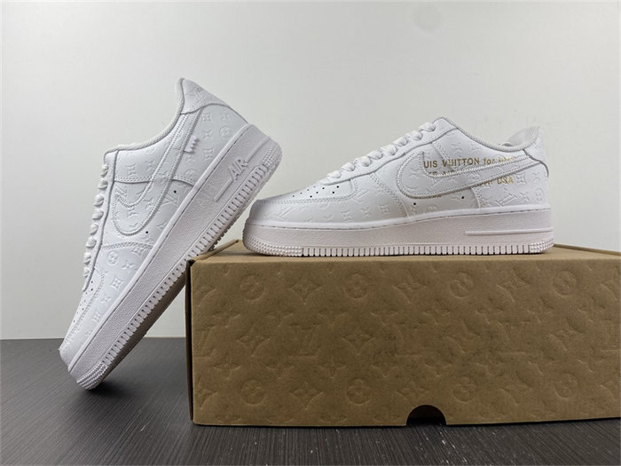 LV Nike Air Force 1 Low By Virgil Abloh White