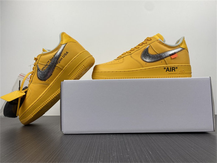 Nike Air Force 1 Low Off-White University Gold DD1876-700