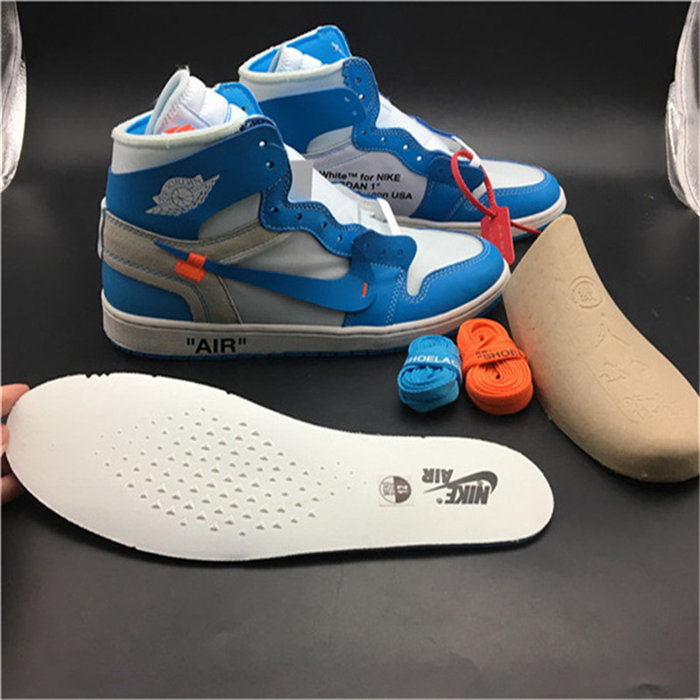 jordan1 retro off-white university blue aq0818-148