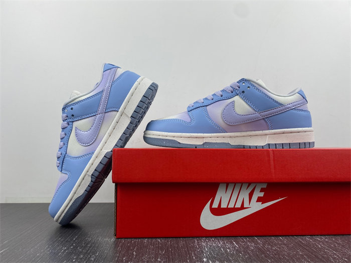 nike dunk low blue airbrush canvas fn0323-400