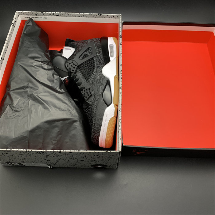 Jordan 4 Retro Laser Black Gum CI1184-001