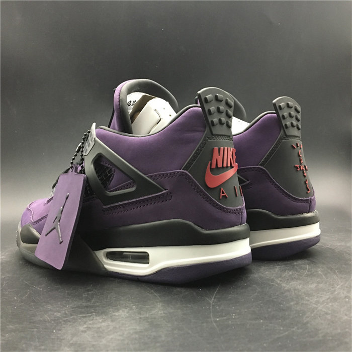 Jordan4 Travis Scott Purple (Friends and Family) 766296 LN4