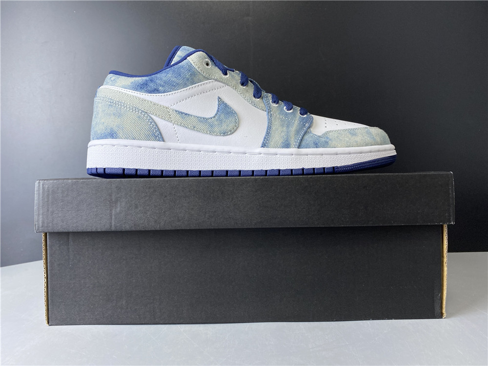 Jordan1 Washed Denim CZ8455-100