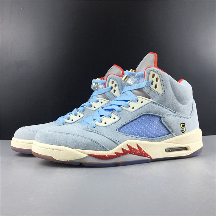 jordan5 trophy room ice blue ci1899-400