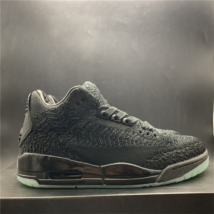 Jordan3 Flyknit Black AQ1005-001