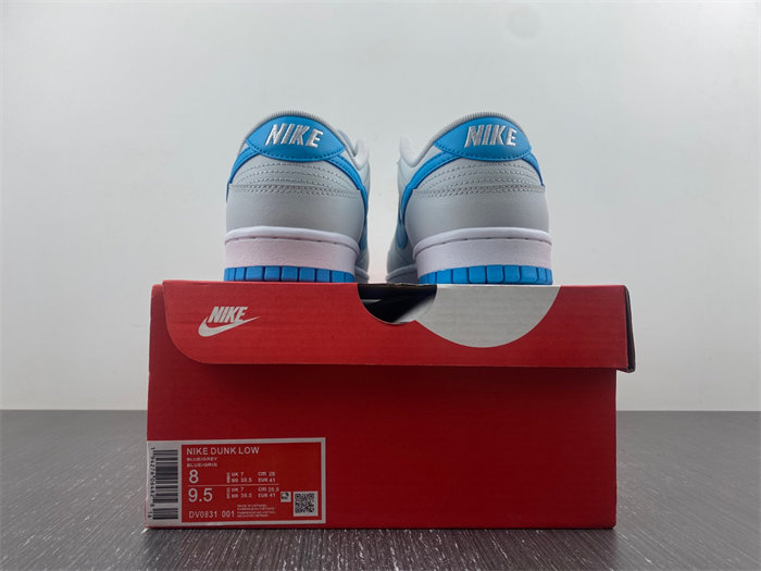 nike dunk low retro pure platinum blue lightning dv0831-001