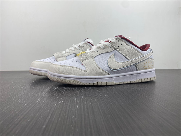 nike dunk low se just do it white phantom dv1160-100