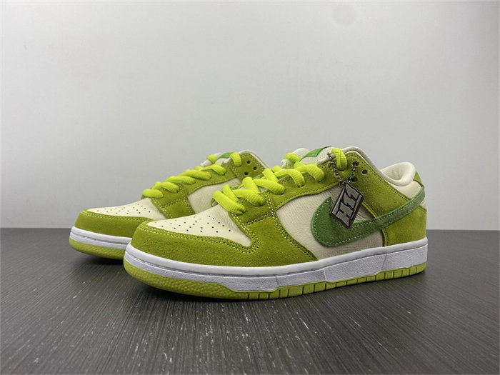 nike sb dunk low green apple dm0807-300