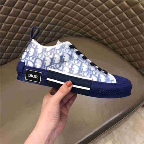 dr b23 low top oblique sneaker blue