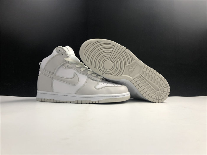 nike dunk high retro white vast grey dd1399-100