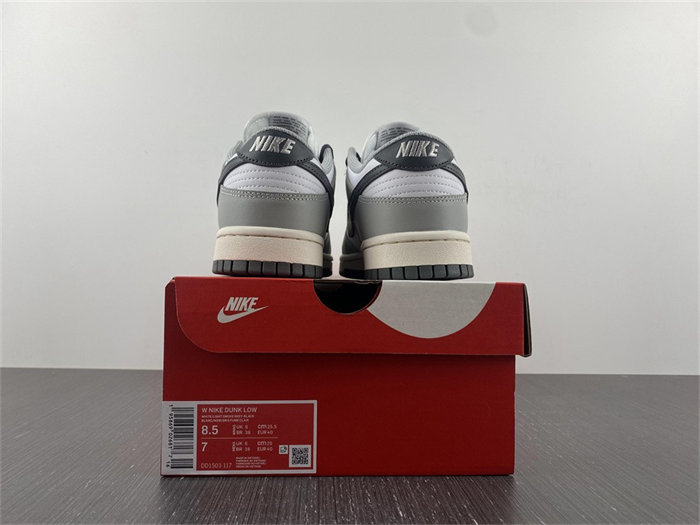 nike dunk low light smoke grey dd1503-117