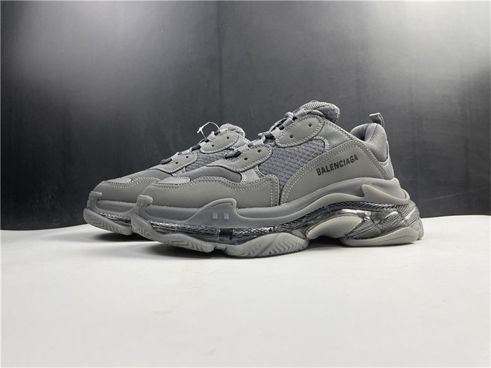 blcg triple s clear sole dark grey 541624 w2ga1 1801