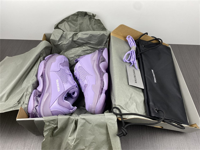 blcg triple s clear sole purple 544351 w2ga1 5890