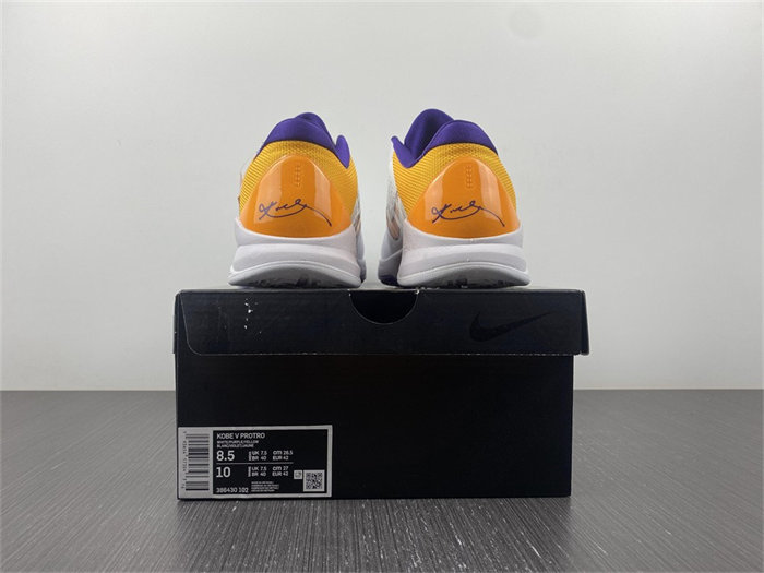 nike kobe 5 lakers 386429-102