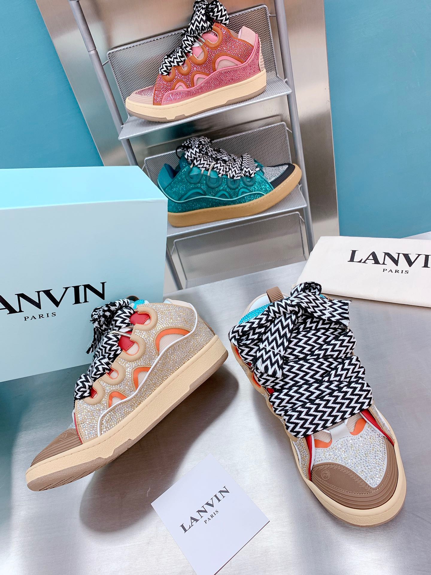 lanvin curb sneaker 26