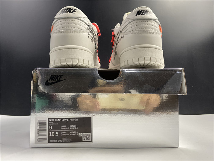 Off-White x Nike Dunk Low CT0856- 900