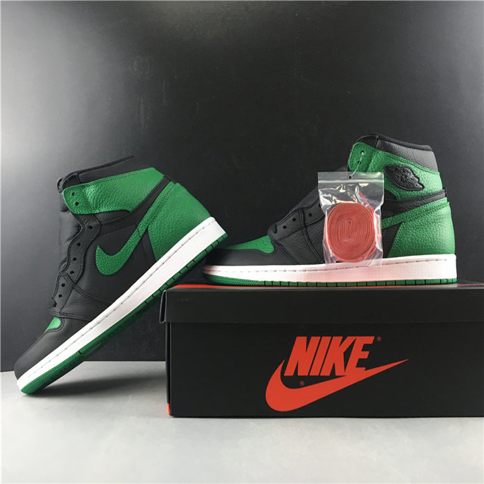 jordan1 retro pine green black 555088-030