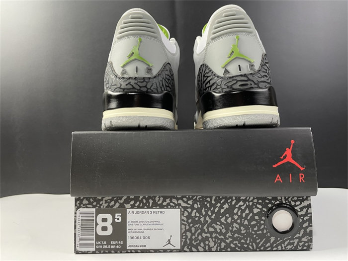 Jordan3 Chlorophyll 136064-006