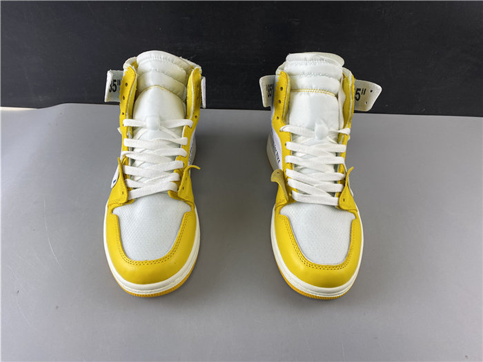 Jordan1 Retro Off-White yellow AQ0818-149