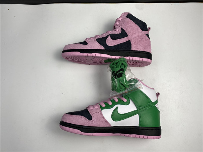 nike sb dunk high invert celtics cu7349-001