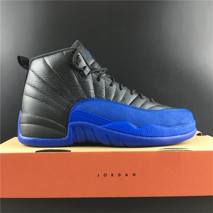 jordan 12 retro black game royal 130690-014