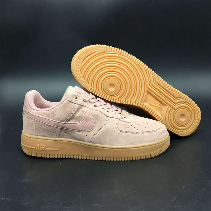 nike air force 1 low particle pink gum aa1117-600