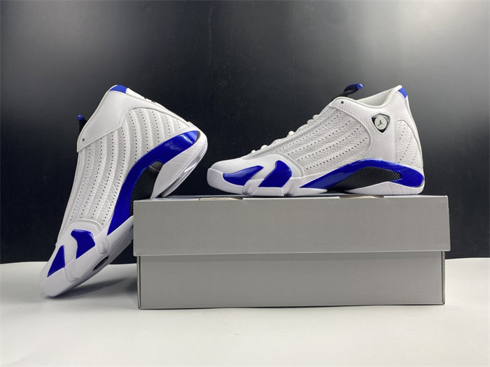 jordan 14 retro white hyper royal 487471-104