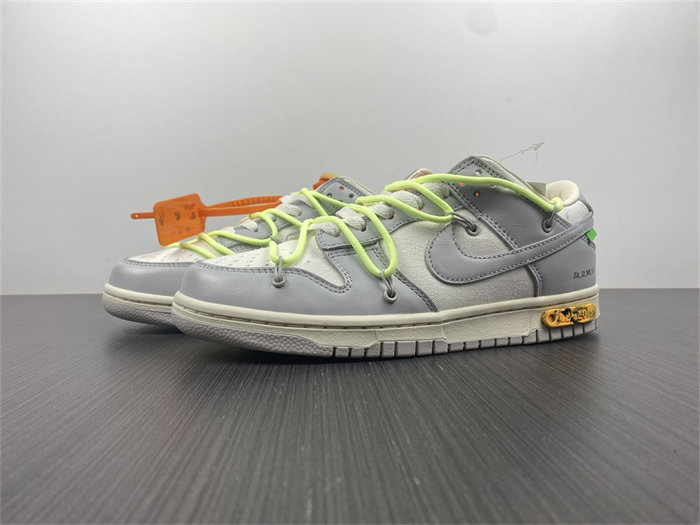 nike dunk low off-white lot 43 dm1602-128