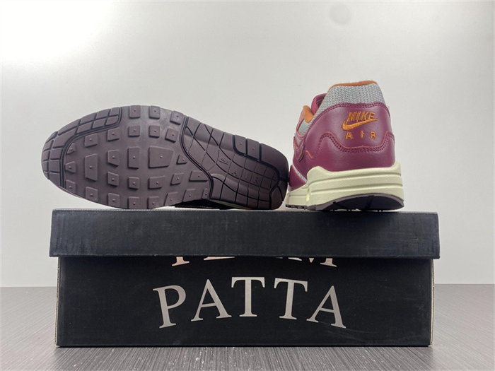 nike air max 1 patta waves rush maroon do9549-001