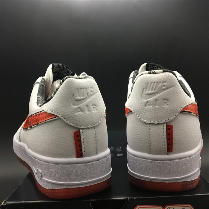 Nike Air Force 1 Low 07 LV8 White Red  CJ2826-178