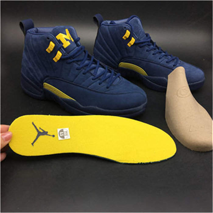 jordan 12 retro michigan bq3180-407