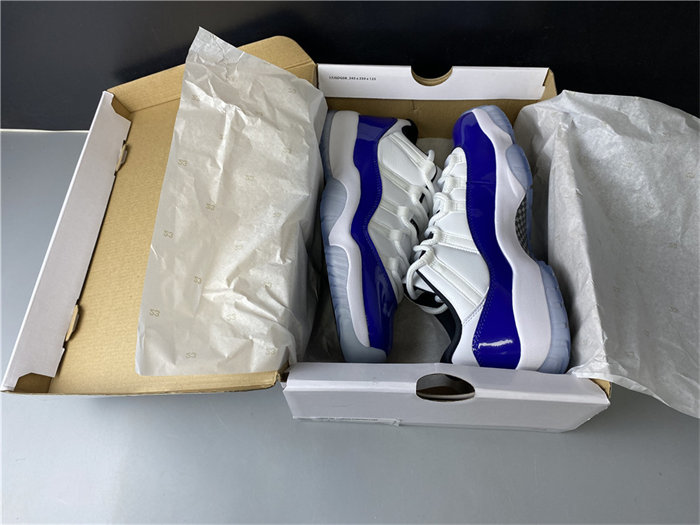 jordan 11 retro low white concord ah7860-100