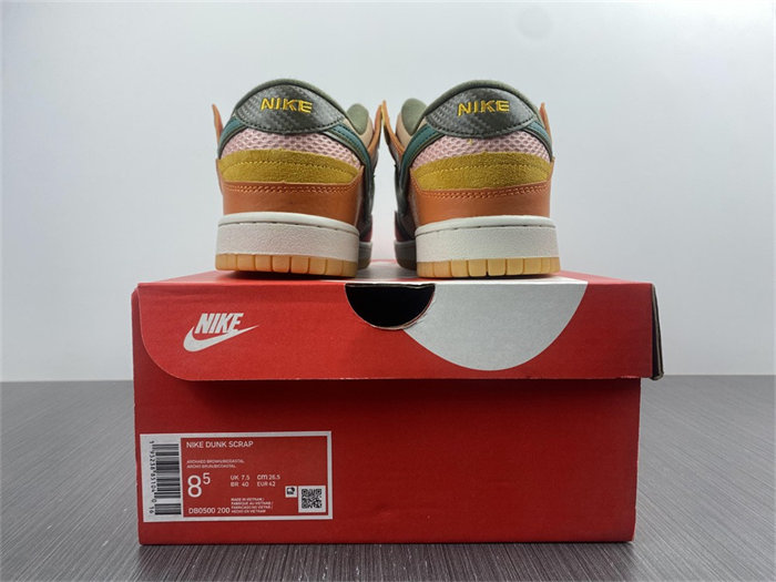 nike dunk low scrap archeo brown db0500-200