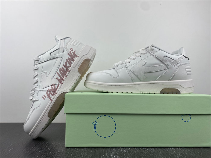 OFF-WHITE Out Of Office For Walking White Pink 0WIA259S22LEA0050130