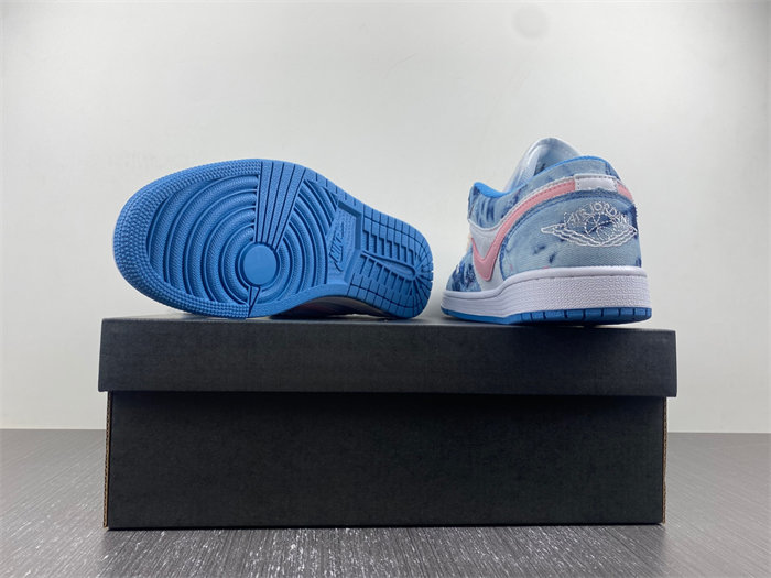 jordan 1 low washed denim dm8947-100