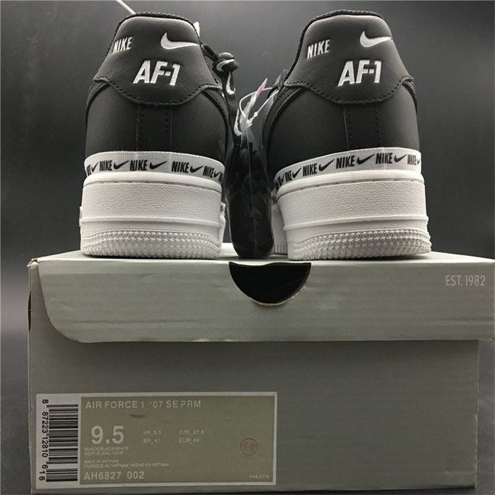 nike air force 1 low ribbon pack black ah6827-002