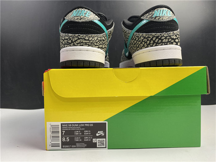 nike sb dunk low atmos elephant bq6817-009