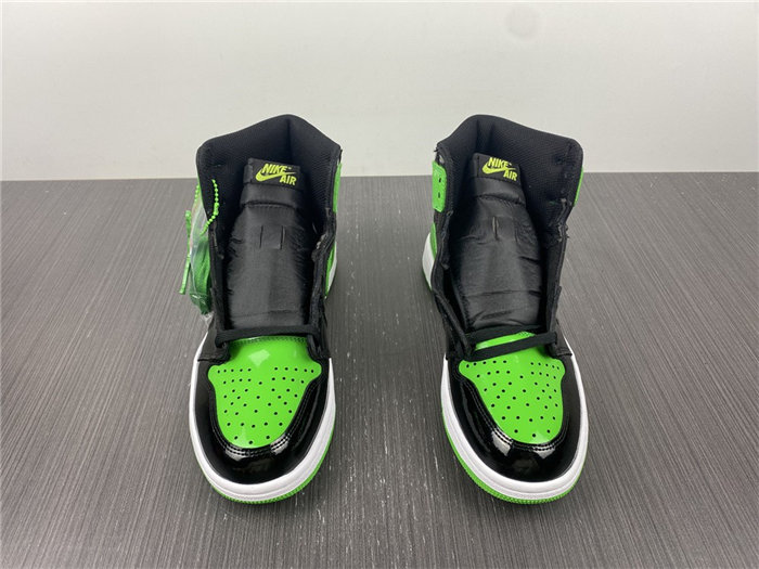 jordan1 black green 555088-030