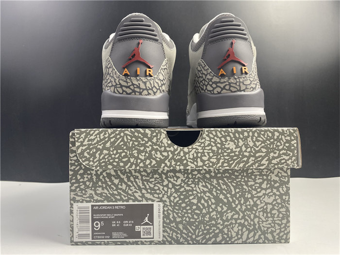 Jordan3 Cool Grey CT8532-012