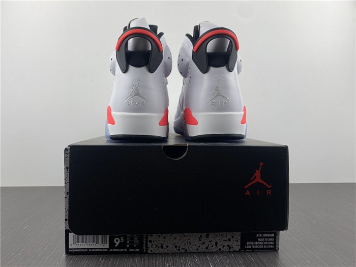 jordan 6 retro infrared white 384664-123