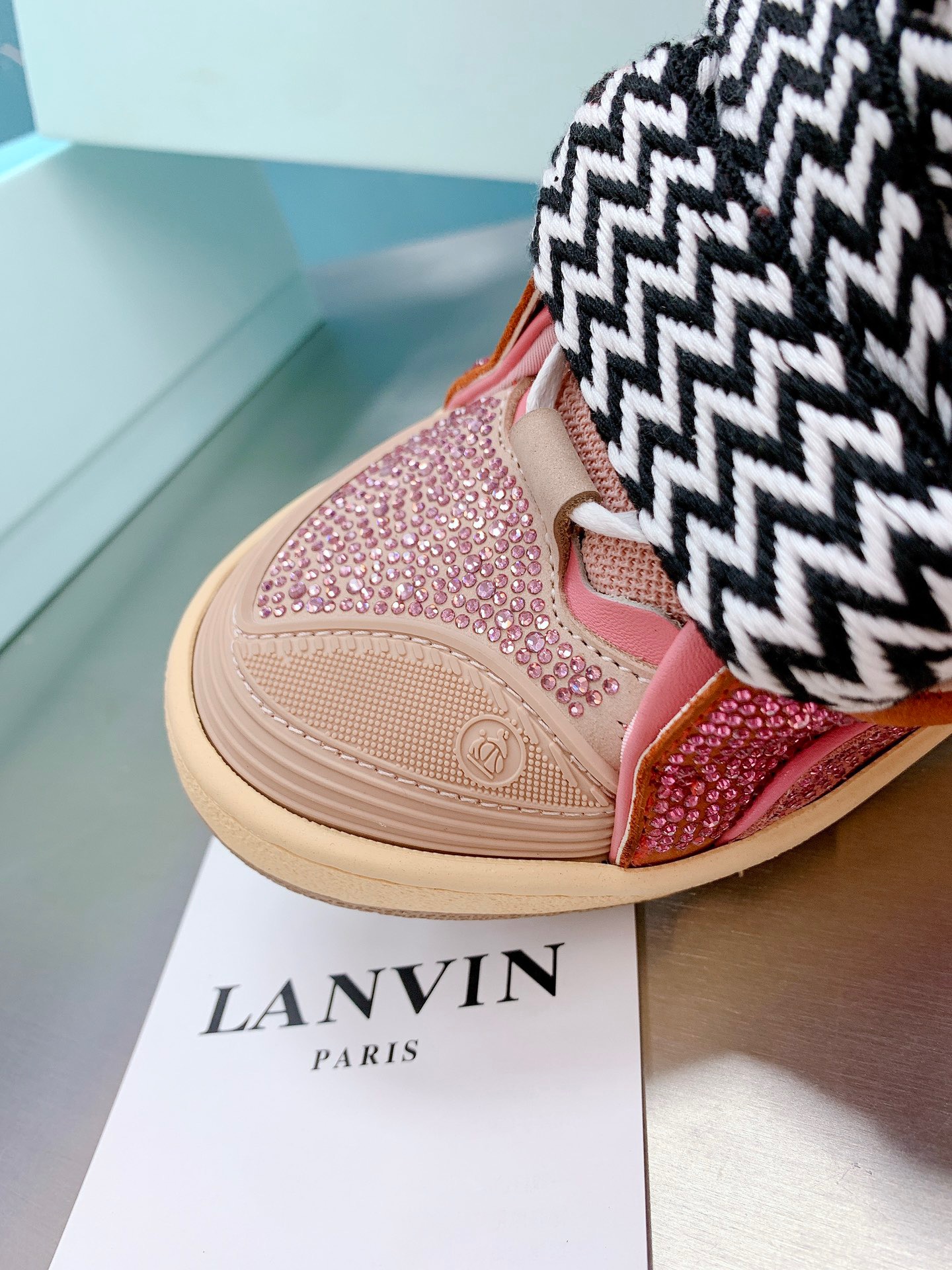 lanvin curb sneaker 24