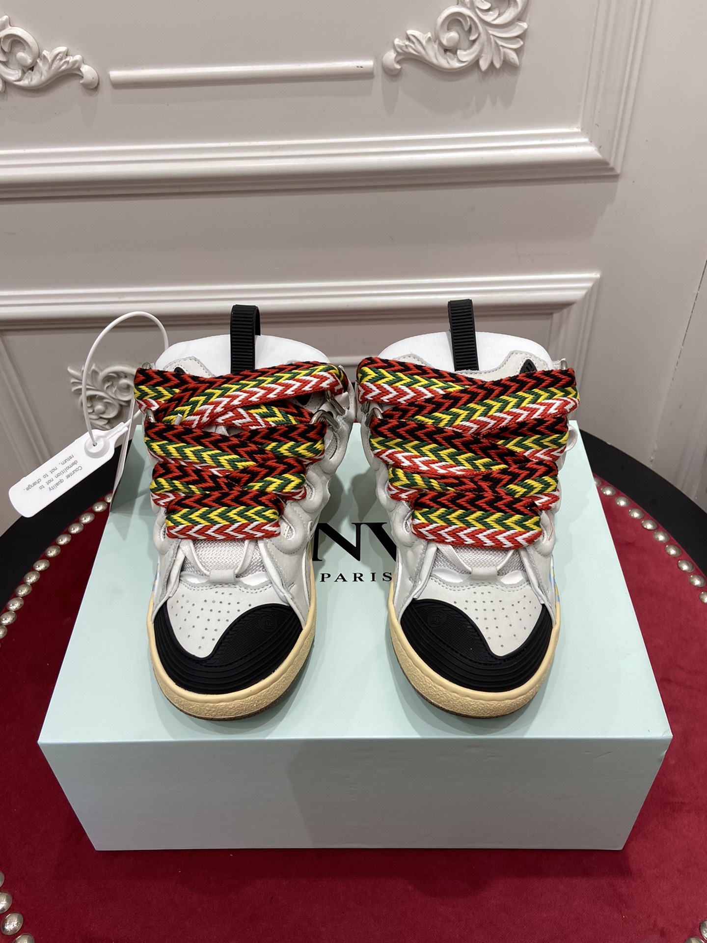 lanvin curb sneaker f