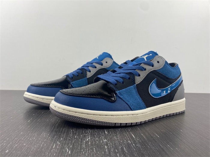 jordan 1 low se craft obsidian french blue ashen slate white dr8867-400