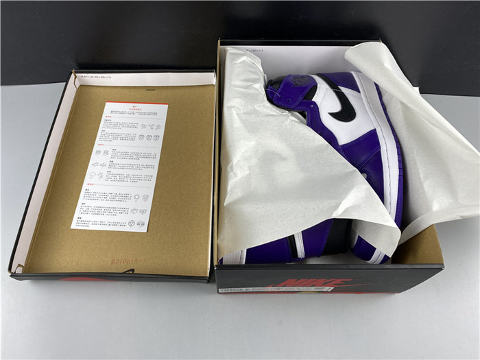 Jordan1 Retro Court Purple White 555088-500